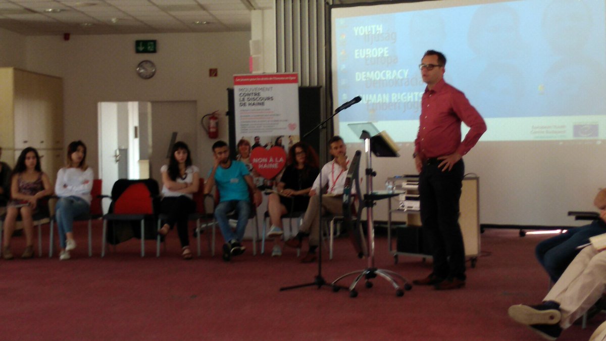 The horrors of WWII started when people, before the war, accepted ideologies of racism, exclusion and intolerance.  MGrunden <a href="/coe_dys/">CoE - DYS</a> youth peace camp. #CoE #youthpeacecamp18