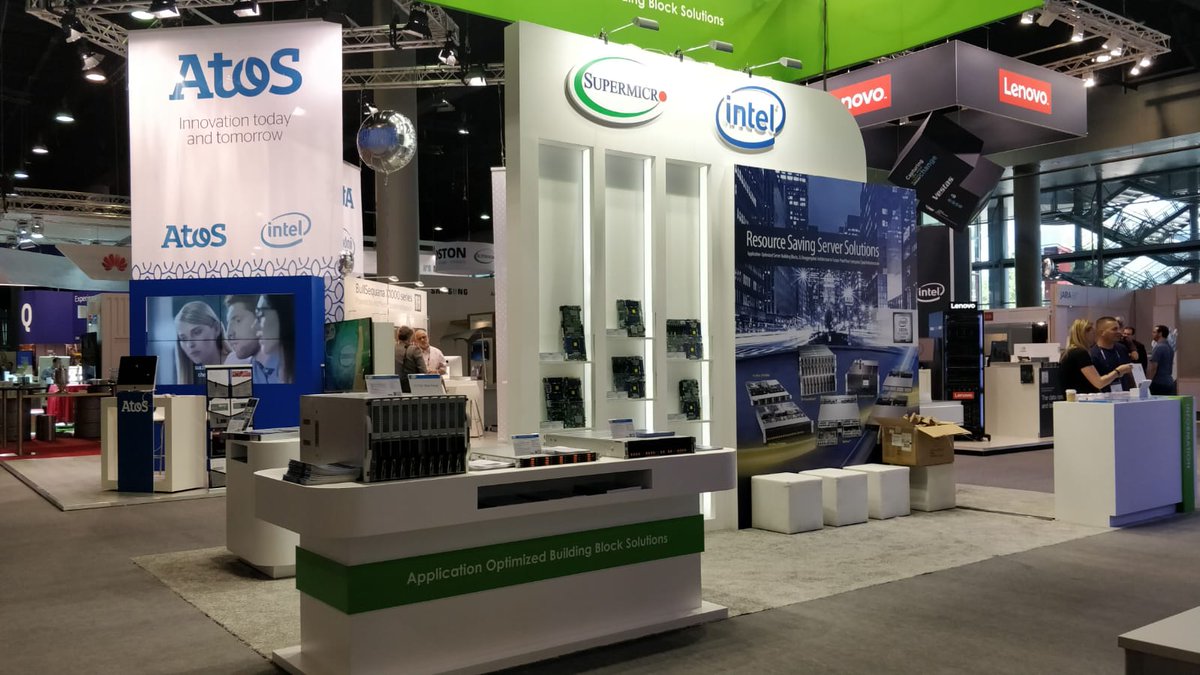 bostonlimited's tweet image. Live from the show floor at #ISC18 - see the European debut of the @Supermicro_SMCI 16x NVIDIA® Volta® V100 powerhouse featuring HGX-2® #ISC18 #BostonHPC