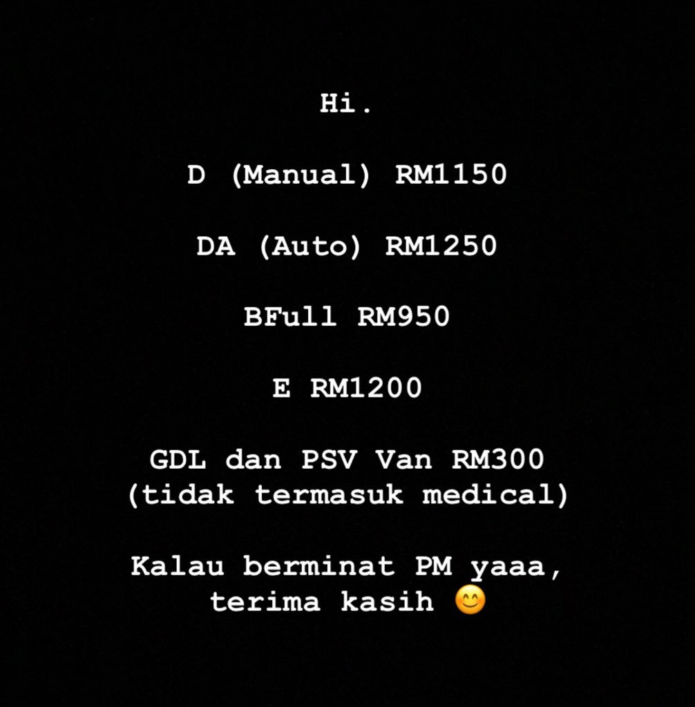 Mj On Twitter Big Bike Tu Lesen Bfull Sbb Cc B2 Rendah 250cc Kebawah