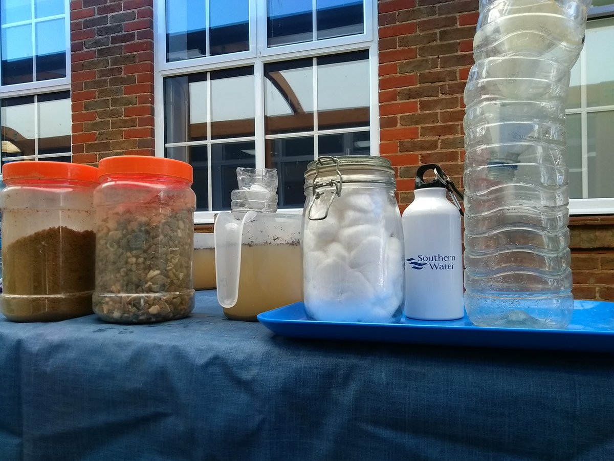 Getting back to my science education roots! Workshop on water filtering! #sustainablesussex #science #water