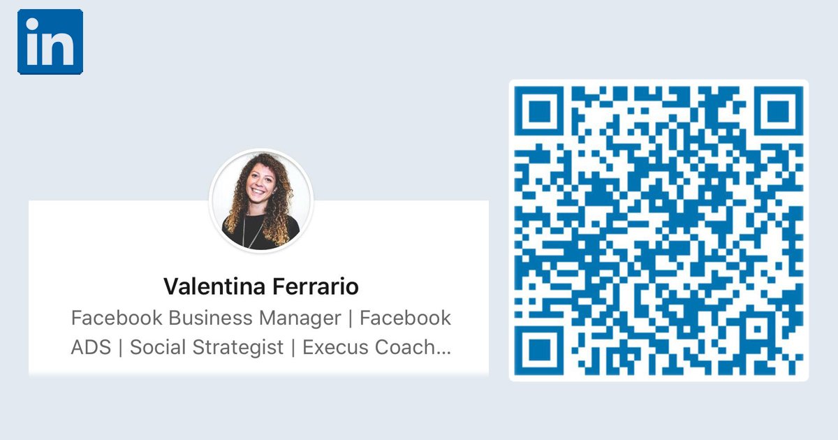 👉🏻Su #Linkedin è ora possibile creare la #QRCode card del proprio #profilo >>>  bit.ly/2Ir5L3P #scansionami 😉
