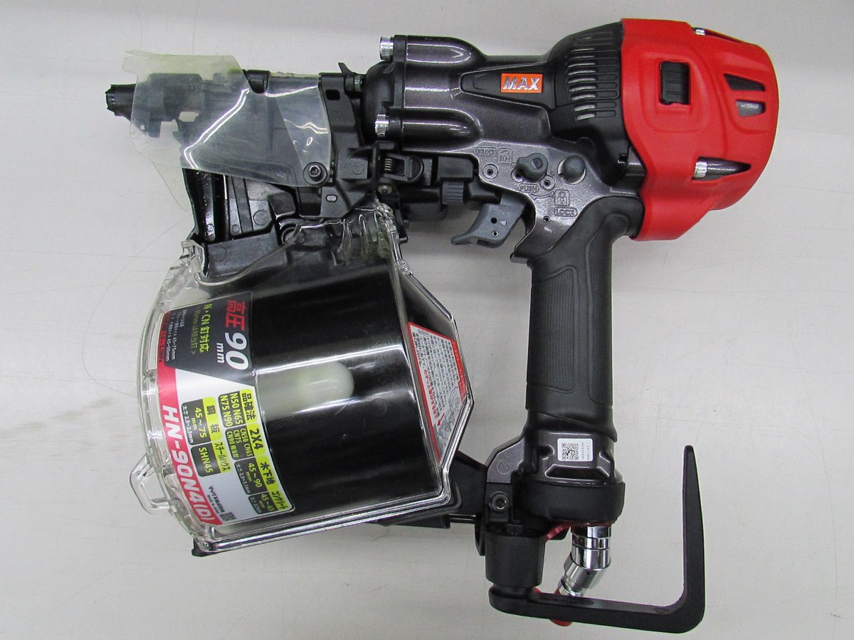 seiyutoreka's tweet photo. 本日の買取情報。#マックス　高圧スーパーネイラ (HN-90N4)の買取が御座いました。全体的に使用感が無くて綺麗な状態です。#ヤフー   #seiyu3510 出品をいたしております。その他、多数の商品を出品を致しておりますのでご覧ください。 https://t.co/yCFs3Qs3Yc