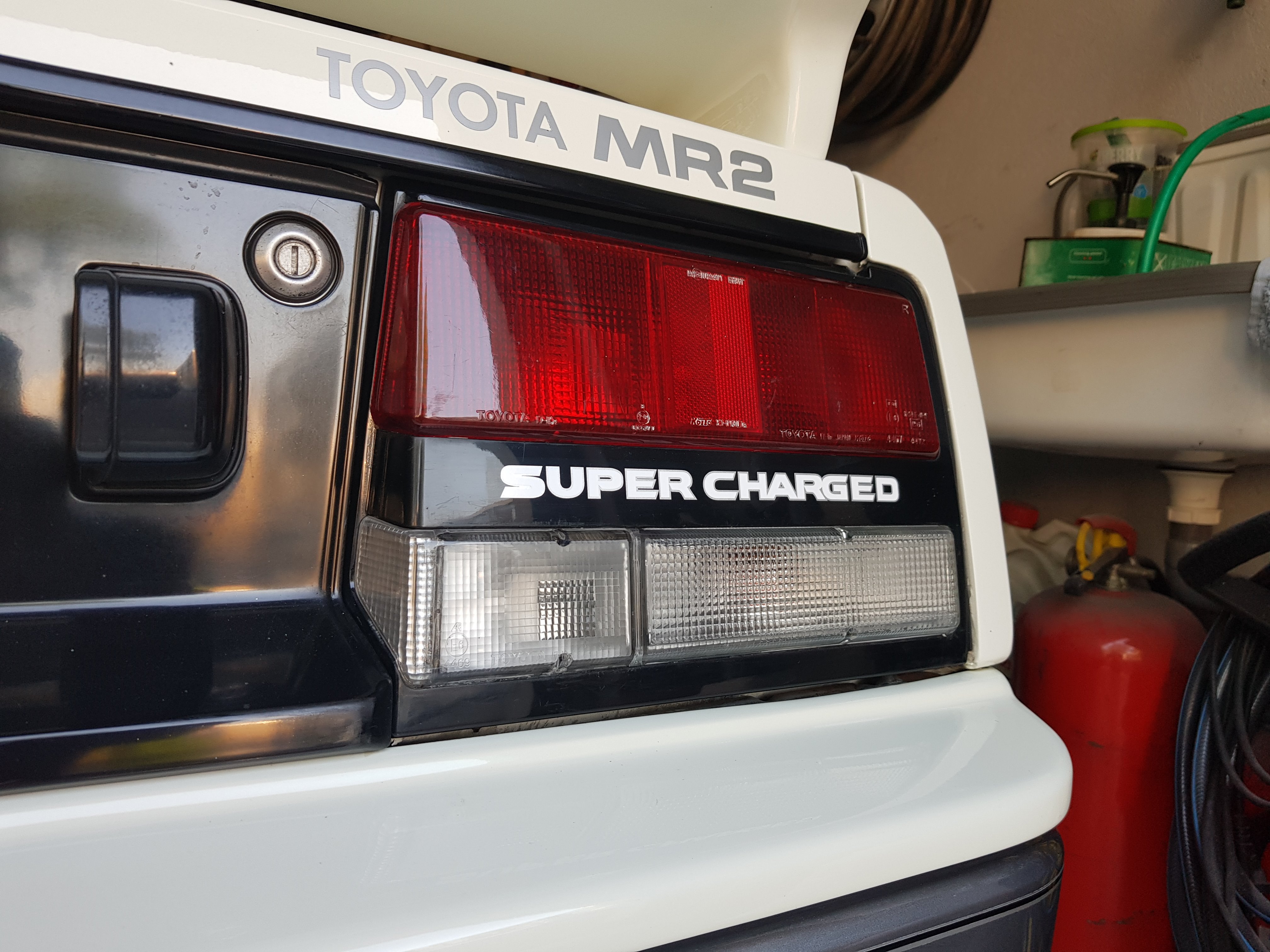 MR2 AW11 SUPERCHARGER モールステッカー フルセット - メルカリ