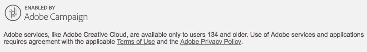 nordstromjohan's tweet photo. @adobe Oh no! I just got an email that I am too young to use @creativecloud :) https://t.co/Xy9MP65em1