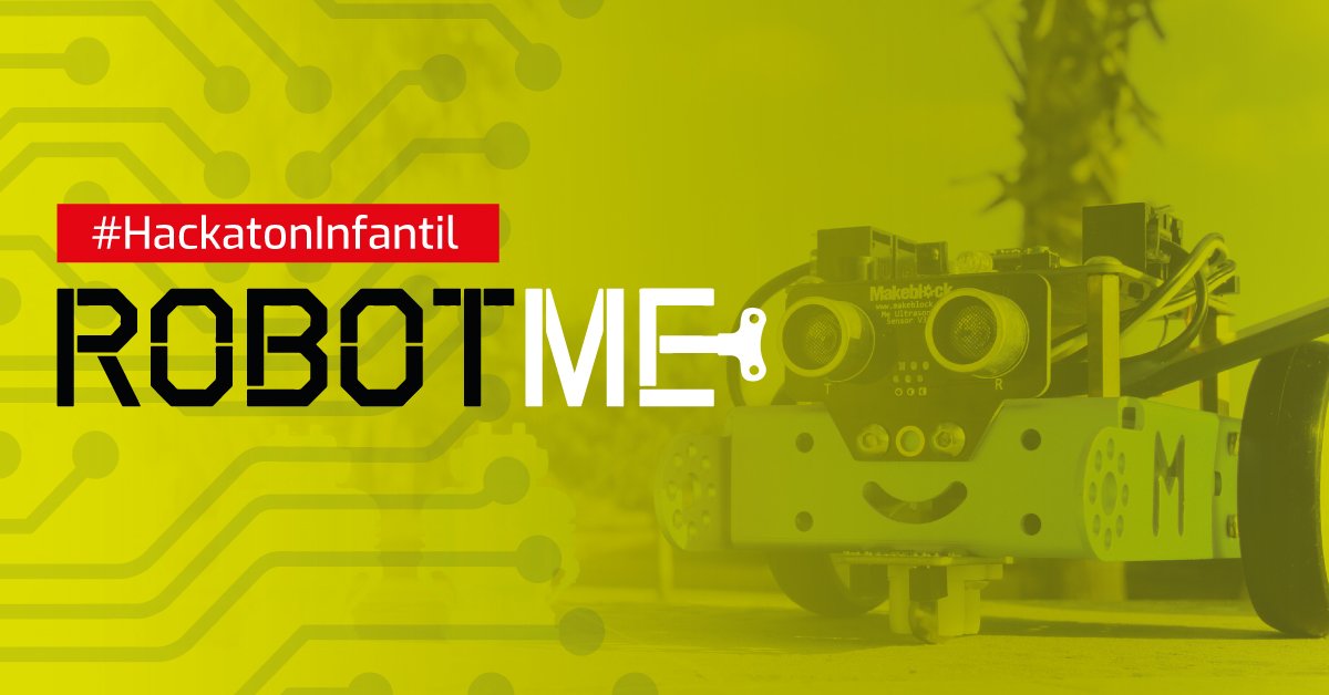 HackathonCS's tweet photo. ¡Buenos días! Os revelamos un nuevo colaborador del #HackathonInfantil de este año: @robotme_es, 🙌🙌 un nuevo concepto de aprendizaje en Castellón centrado en la robótica educativa y la creatividad. 🤖 🔝 ¡Bienvenidxs! https://t.co/SglfmoDekl