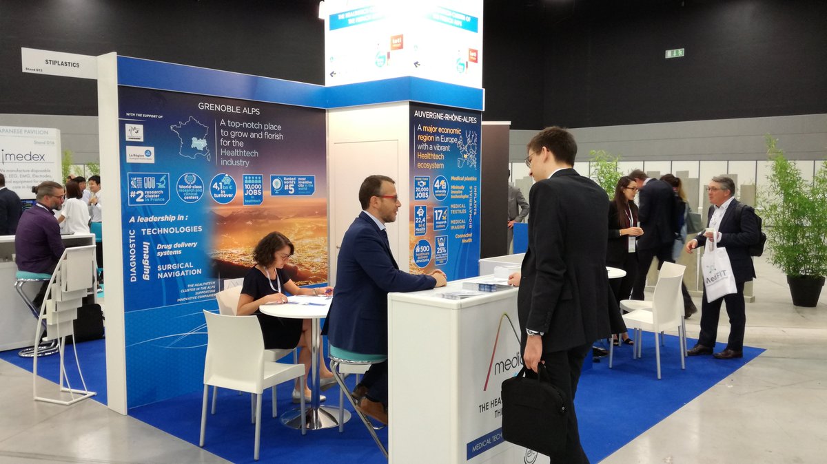 Venez découvrir les acteurs de la filière Santé du sillon alpin sur notre stand ! <a href="/medicalps/">MEDICALPS</a> #HealthTech #santé #innovation #MedFIT2018 #Medical