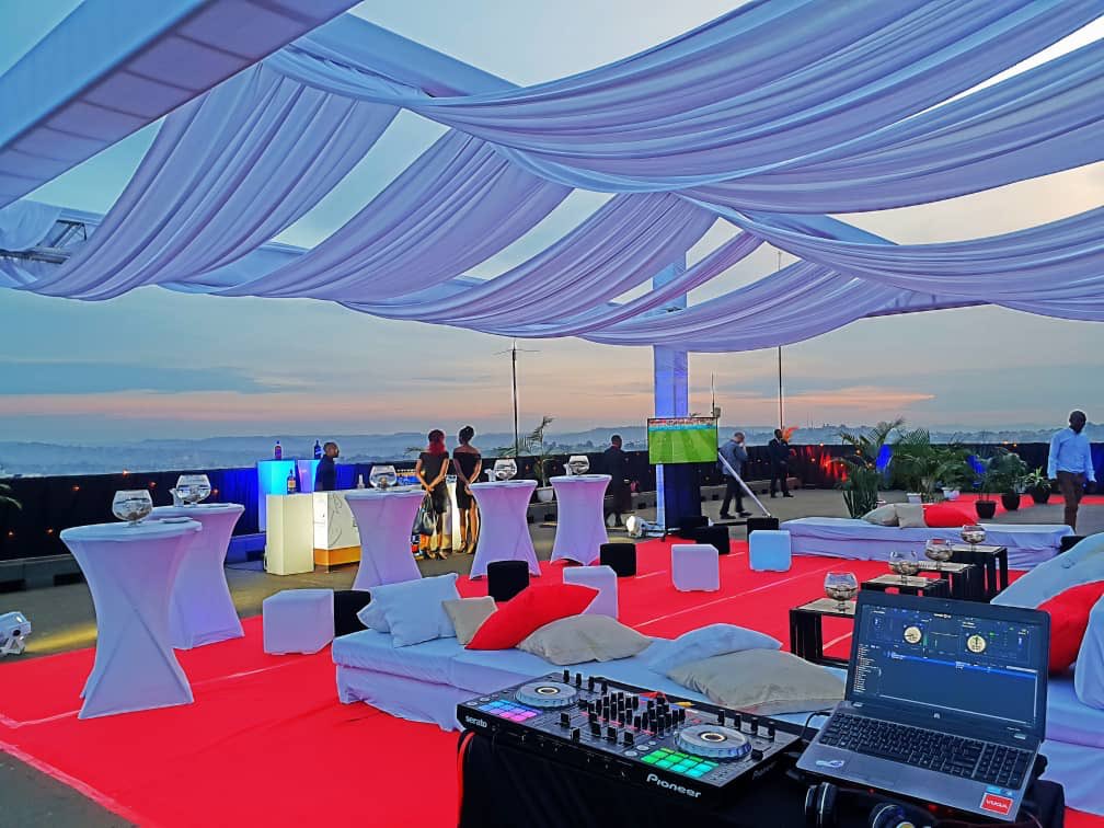 With a beautiful Panoramic view of the city center & an exciting scenery of the sunset in the backdrop, our rooftop should be the next place you have your event organized.

Call 0312 322 499 for reservations.

#Events #PrivateParty #EventOrganization 

📷 Credit (@talentafrica)