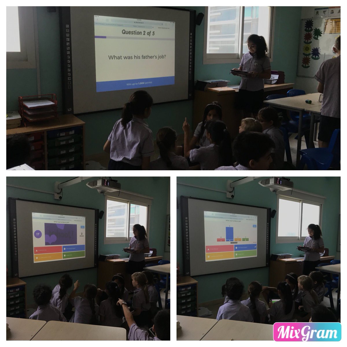 Not only are the children in Y5 amazing presenters, but they grip the attention of their peers by using Kahoot to answer questions using their iPads. Amazing! Technology at its finest ✨