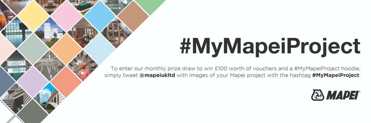 If like <a href="/ASEPlumbing/">ASE Plumbing And Heating Supplies Ltd</a> @EyeFlooring &amp; <a href="/hillheadtiling/">Hillhead Floor Restoration Services</a> you're using #Mapei products let us know. Tweet us a pic, tag us in &amp; use #MyMapeiProject to enter our monthly prize draw for £100 worth of vouchers. 😀 bit.ly/2HlapzY