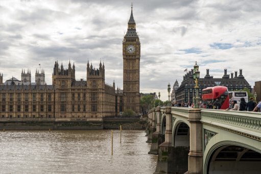 The Houses of Parliament.