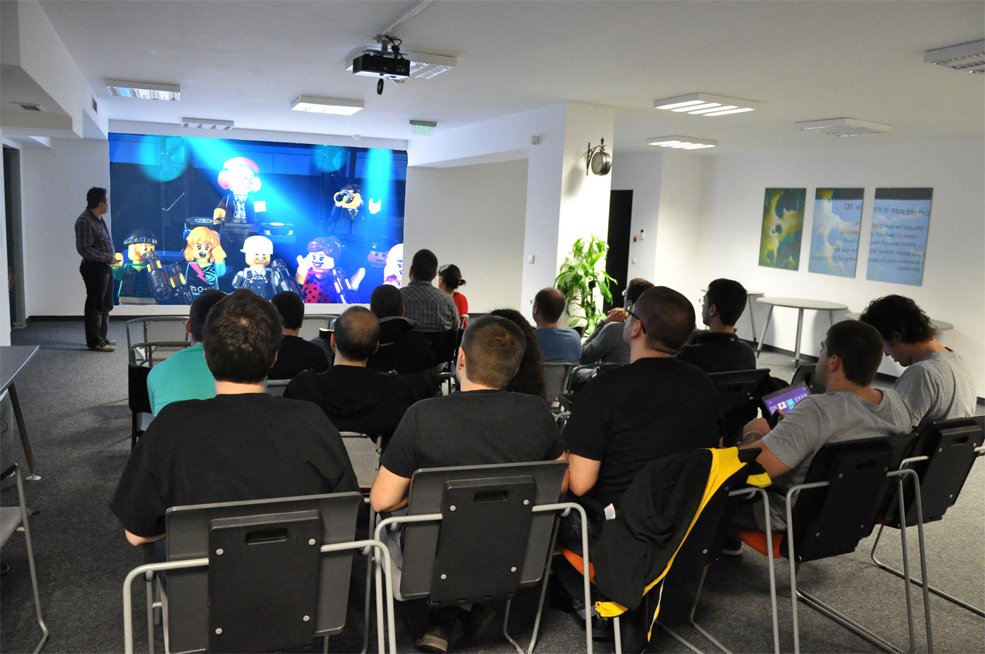 At the end of every event teams present their creations in true premier style with a screening of the films. Our summer events for Lego and Plasticine are booking up fast so contact us for a quote #awaydays #teambuilding