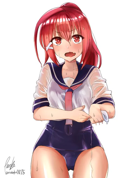 ずぶ濡れ168ちゃん。
「…ちょっと!あんまりこっち見ないでよね!」
#艦これ版深夜の真剣お絵描き60分一本勝負
#艦これ版真剣お絵描き60分一本勝負_20180626 