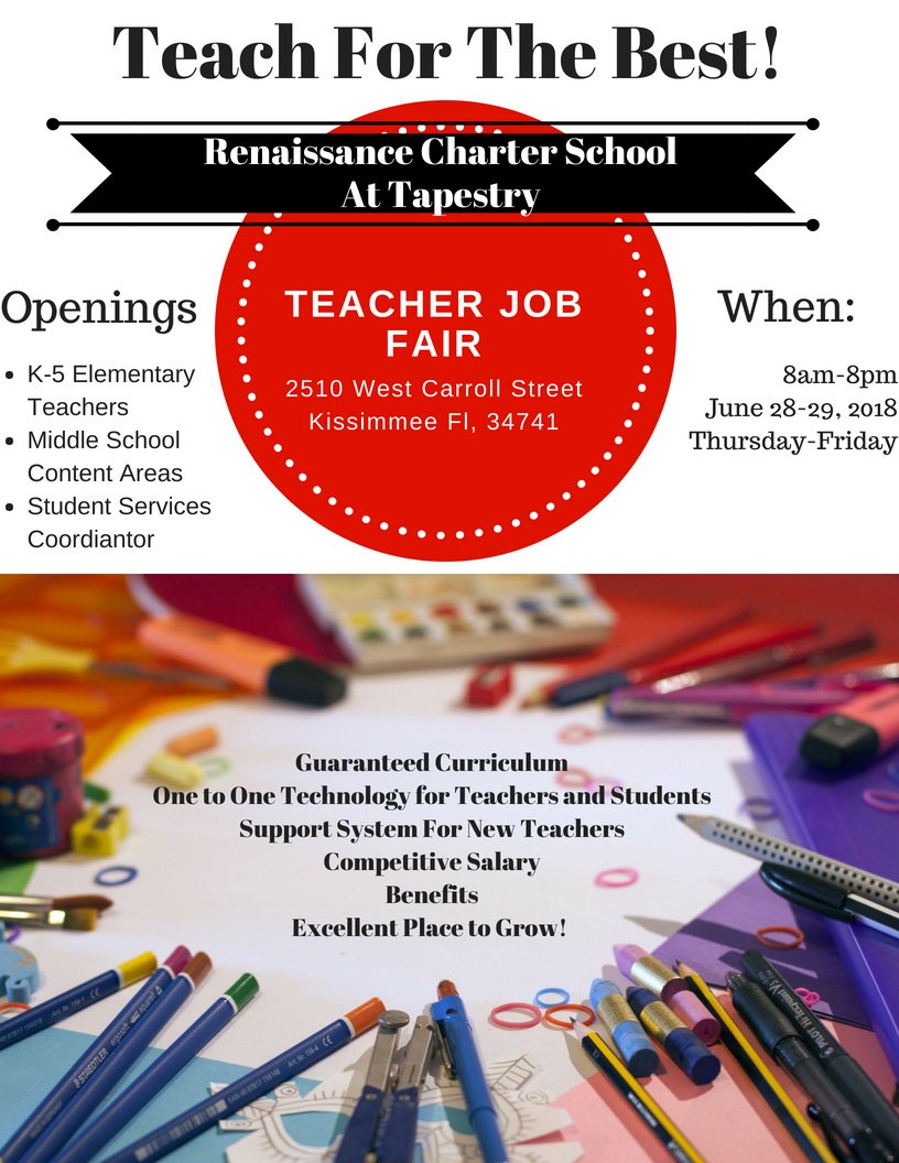 Renaissance Charter School at Tapestry (RECSTapestry) Twitter