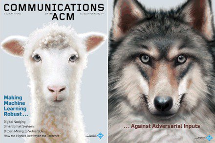 CACMmag's tweet image. &quot;Making Machine Learning Robust Against Adversarial Inputs,&quot; by @goodfellow_ian et al., looks at protecting #MachineLearning systems against adversarial inputs. #AI bit.ly/2ttGVvM