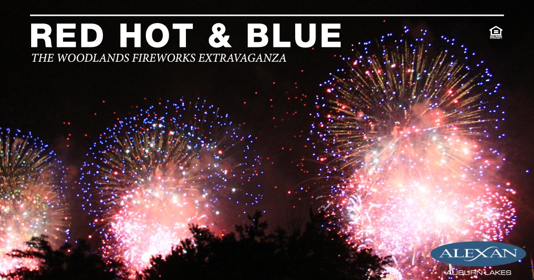 AlexanAuburn's tweet photo. Enjoy #thewoodlandsfireworksextravaganza for the #fourthofjuly just minutes from your #luxuryapartmentsspringtx at #alexanauburnlakes https://t.co/Ow5IPDFntZ https://t.co/BNuc380ETh