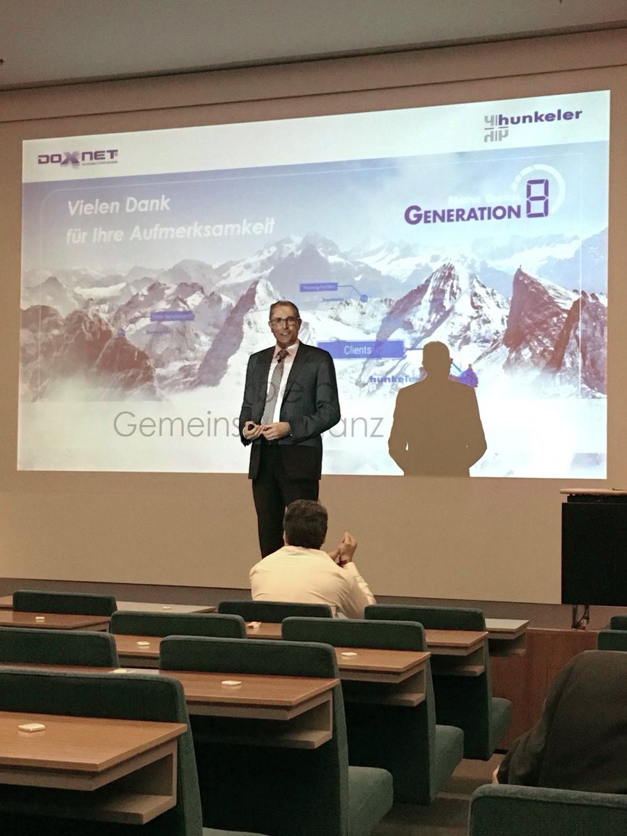 hunkelerag's tweet image. Daniel Erni, Director Sales, gives an exciting insight into Generation 8 - a new generation of print finishing! #hunkelerag #DOXNET