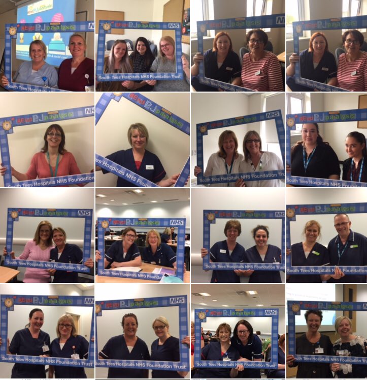 And the selfie frame has left the building... @southtees #steesstaff thank you for the photos & the difference you have all made #endPJparalysis