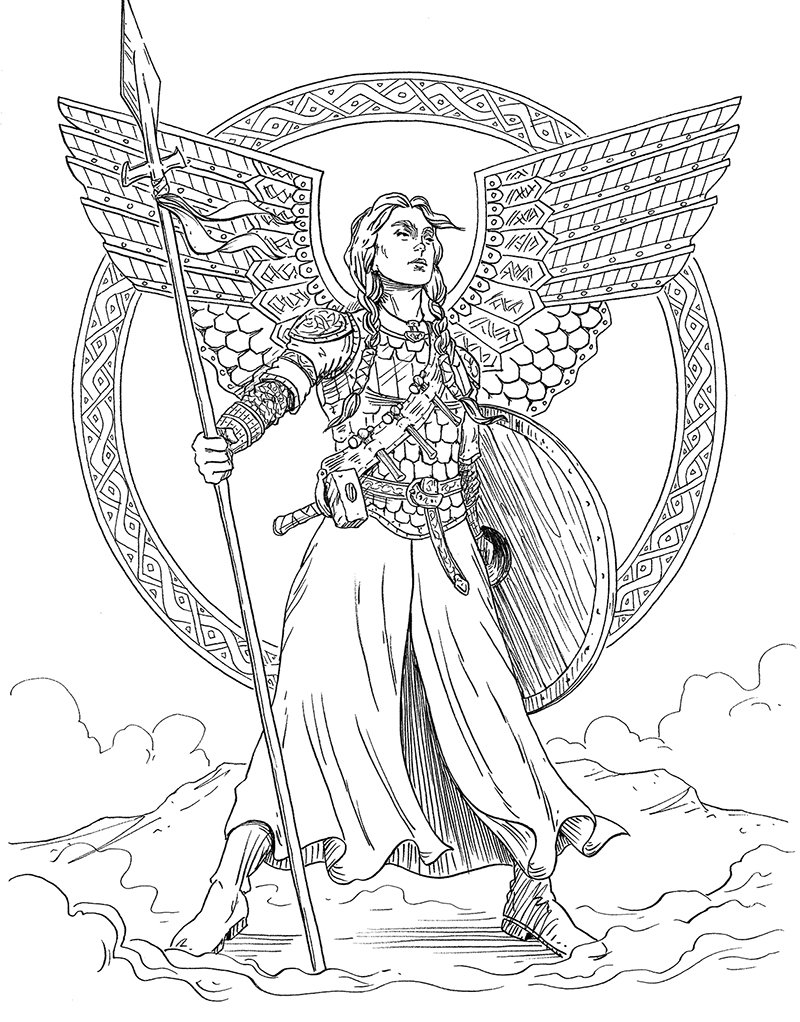 This week's sneak peek at The Magnus Chase Coloring Book - published o...