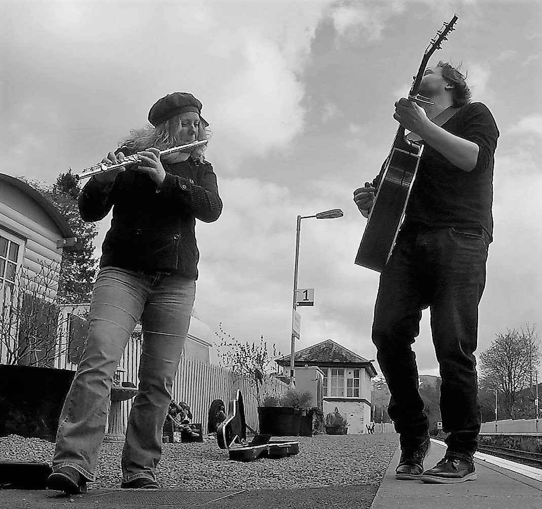 Our first House Concert Sun 8th July 2pm. Singer/songwriters Chris Sesar &amp; Gill Halliday, have been gaining recognition in Scotland &amp; Germany. Their lyrics are key; sensitive words, telling stories, tenderly romantic and sometimes bitter with a comic twist. DM for more info.