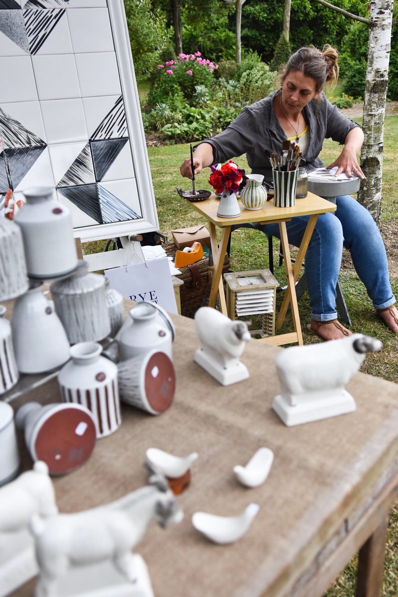 wealdenlitfest's tweet image. Hurrah for our band of inspirational makers!! Looking forward to seeing you all and your wonderful creations at the weekend! #WLF2018 @CranbrookIron @TattyTess @WattieWick @RyePottery @FableandBase @Romneymarshwool @BettyandDodge
