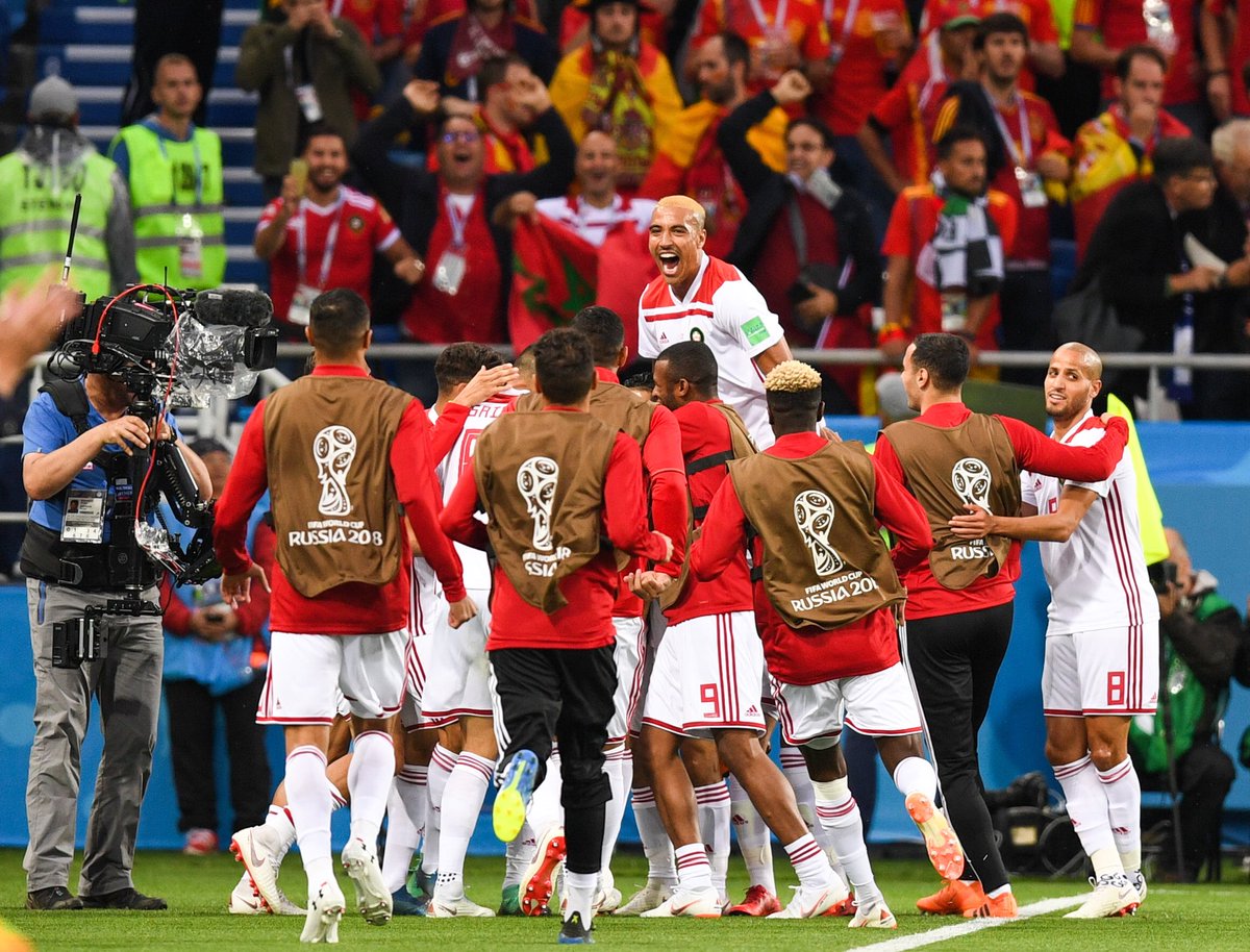 HamzaMendyl27's tweet photo. Un honneur de faire partie de cette famille. Merci à tous les supporters marocains 💚❤️ #DimaMaghreb #MAR https://t.co/8olCjGzm7n