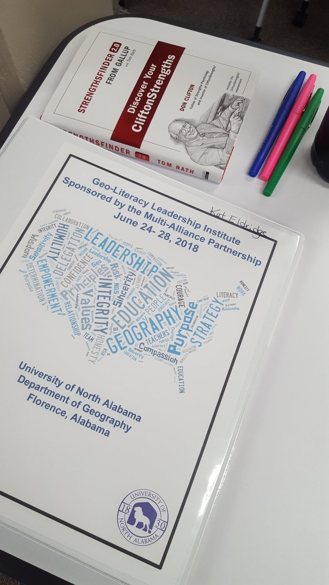 Excited for day 3 Geo-Literacy Leadership Institite! What an amazing collaborative learning experience #GLI2018 <a href="/TrojansMSHS/">Muscle Shoals High</a> <a href="/lkeysmathews/">Lisa Keys-Mathews</a> <a href="/NatGeoEducation/">Nat Geo Education</a> <a href="/ALGeoAlliance/">Alabama Geographic Alliance</a>