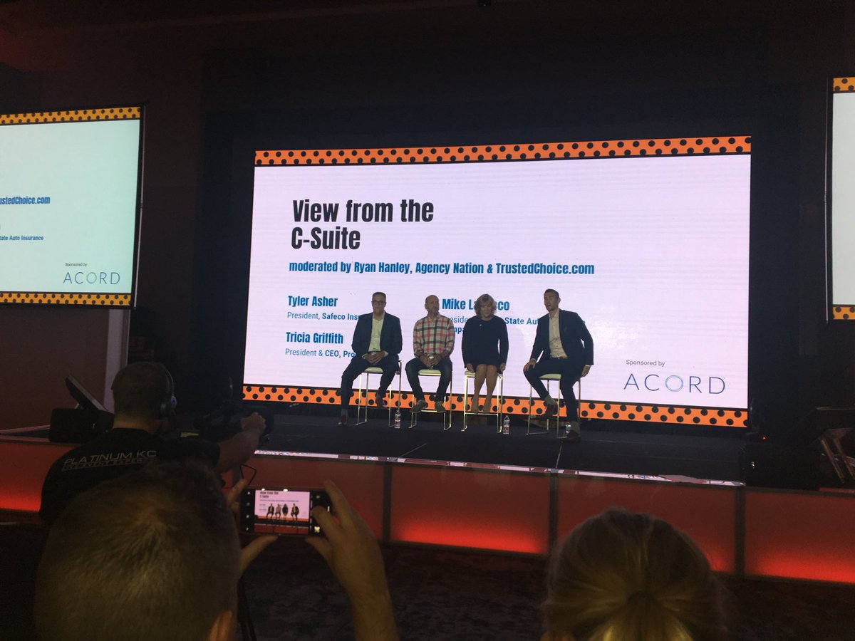 GeraldLadner's tweet image. State Auto’s CEO Mike LaRocco leads off on the C-Suite Panel @Elevate 2018 Agency Nation Conference  “ Digital disruption  represents an opportunity to better serve our Agency partners by helping them to build a robust digital presence”
