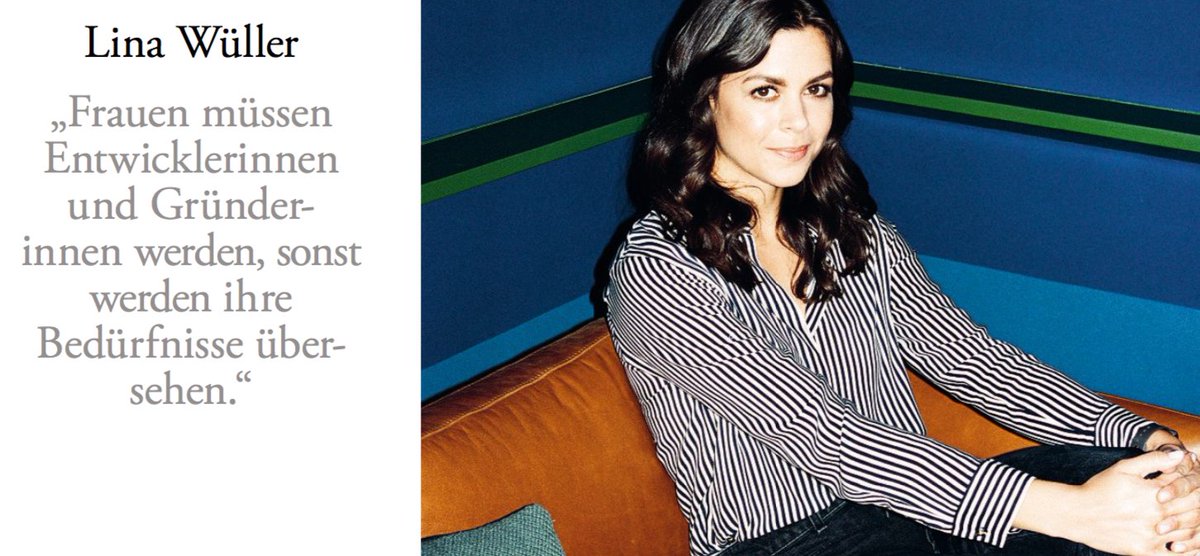 F​.​A​.​Z Quarterly talked to our co-founder  <a href="/linawueller/">Lina Wüller</a> about ​being a female founder in the tech world. The magazine is now available at most newsstands or online. Thanks for stopping by F.A.Z Quarterly.​ <a href="/Christiane_Mi/">Christiane Miethge</a>