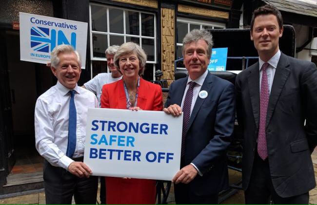 SusanlLawson's tweet photo. @DExEUgov According to @theresa_may it means UK will be weaker, vulnerable &amp; worse off! #PeopleaVote https://t.co/GRpDRYMIJC