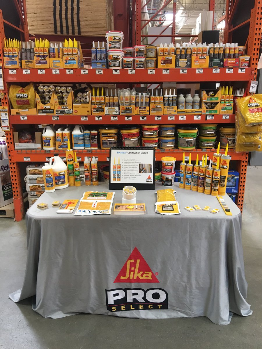 Mike_Miranda83's tweet photo. I am at @HomeDepot Store 914 Mount Laurel NJ. I’m here to answer questions also to talk about the benefits of Sika products. Remember Suns 🌞 out Caulk Guns out with this nice weather nows the perfect time to do some repairs I’m here to help. 😁💪🏼🦄 @Monica_Lindsey1 @Sika_USA https://t.co/oELEw3VjzO