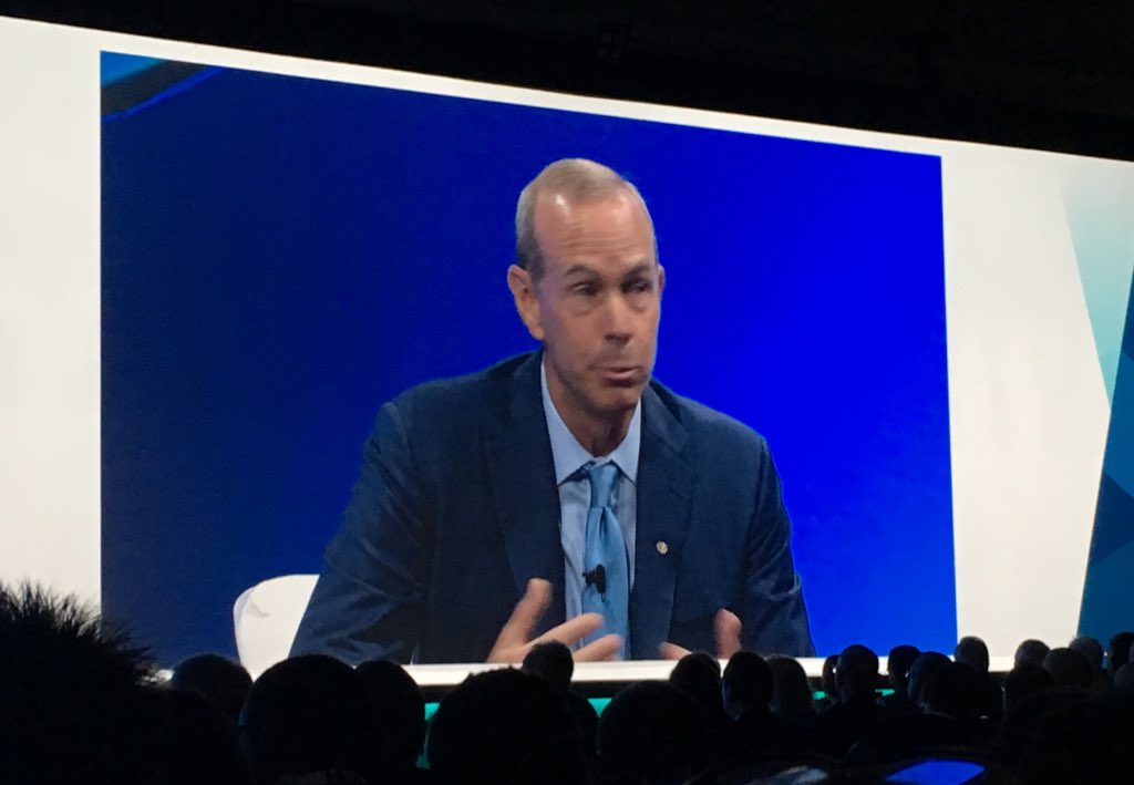 gdubya_hines's tweet image. Three clear imperatives from Michael  Wirth of @Chevron for our #EnergyFuture: #SolveWorldPoverty, #CreatePartnerships (#Environmentally, #Policy, #Technology), #FreeMarkets. #WGC2018