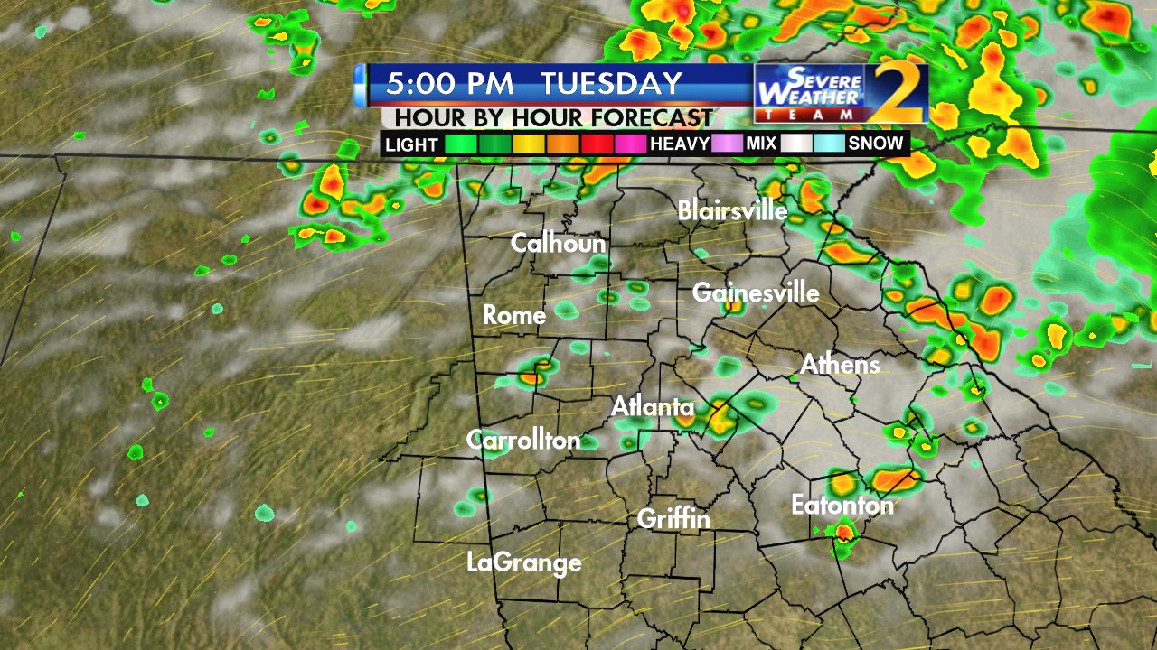 Brian Monahan, WSB on Twitter "SCATTERED STRONG STORMS More scattered