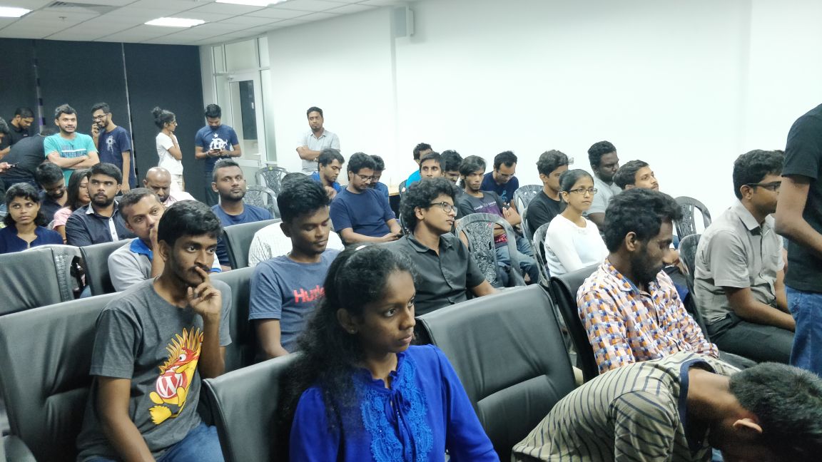 99x_io's tweet photo. @prajapriya speaking about #IOT potential with #Azure here at the #Stackoverflowers -SriLanka KickOff! https://t.co/iP6hc0aWkF