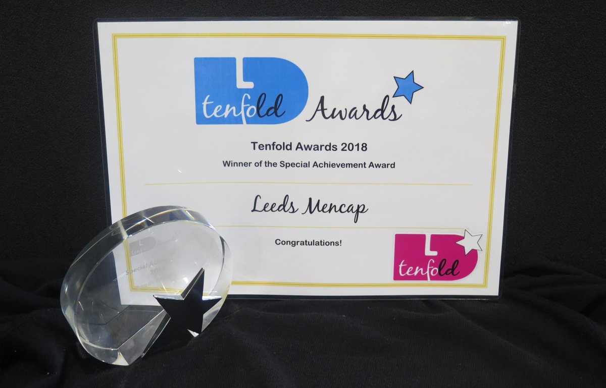 LEEDSMENCAP's tweet photo. We were very proud to receive the Special Achievement Award for our Vinery Centre at the #tenfoldawards. The centre provides a fantastic space for us and other groups to run our services. Thank you @TenfoldLeeds. https://t.co/wQInnLCCE8