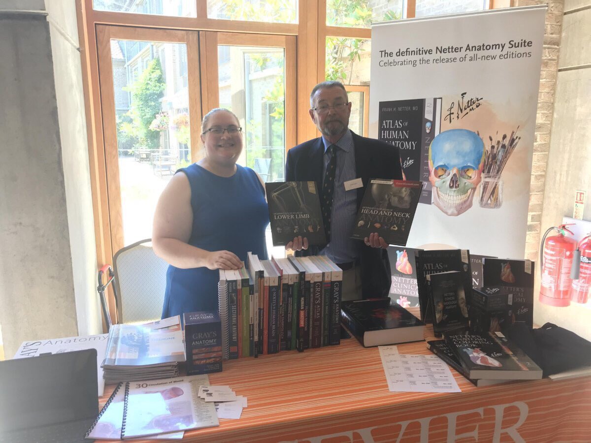 LouisaSutton's tweet photo. Having a wonderful day at the @BACA_Anatomy conference. Lovely meeting some of our authors as well! #BACA2018 https://t.co/ciHtlgxfe7