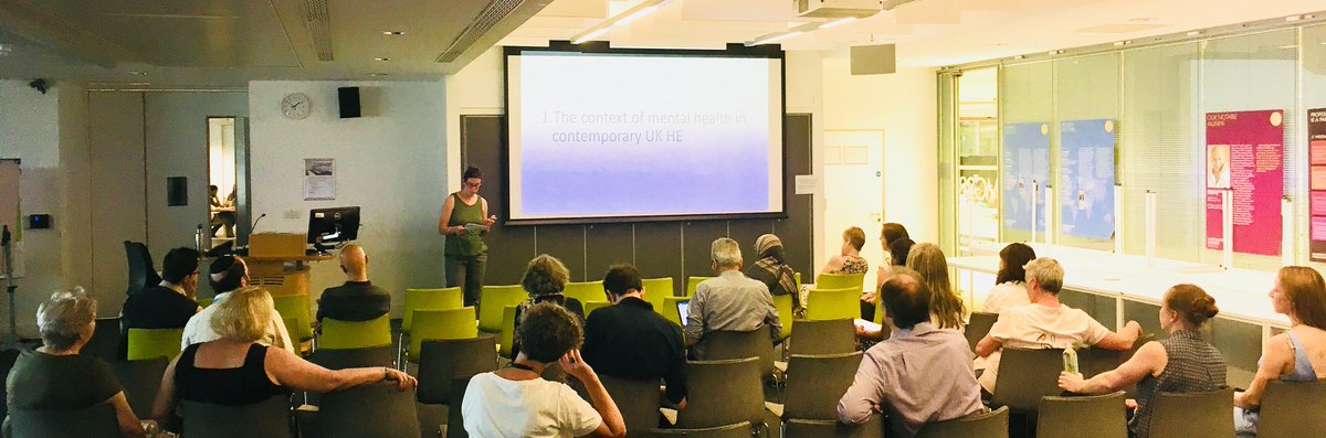 SociologyWmin's tweet photo. Naomi and Ben presenting at #LTinnovate on the Sociology teamβs work on mental health and wellbeing in teaching and learning https://t.co/2af75zwEtS