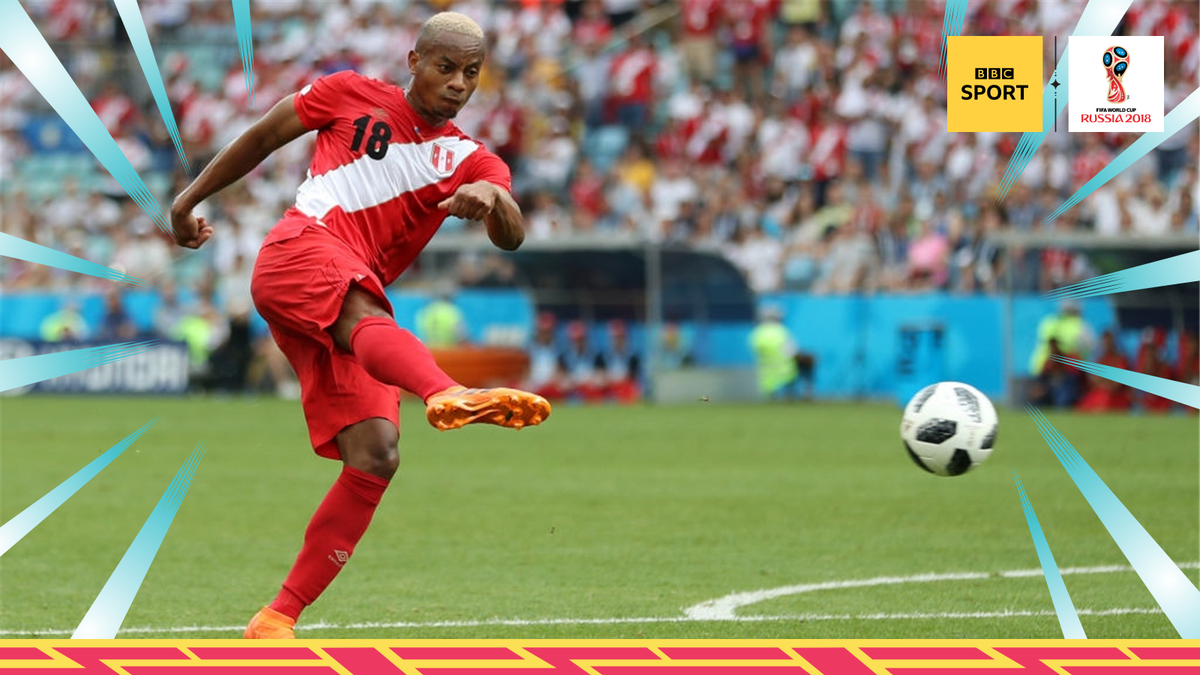 BBCMOTD's tweet photo. Andre Carrillo's goal was Peru's first at this year's World Cup from their 28th shot. If at first you don't succeed...

Live: https://t.co/bLWaMxookn
#WorldCup #bbcworldcup #AUS #PER #AUSPER https://t.co/ayxjMM5ntD