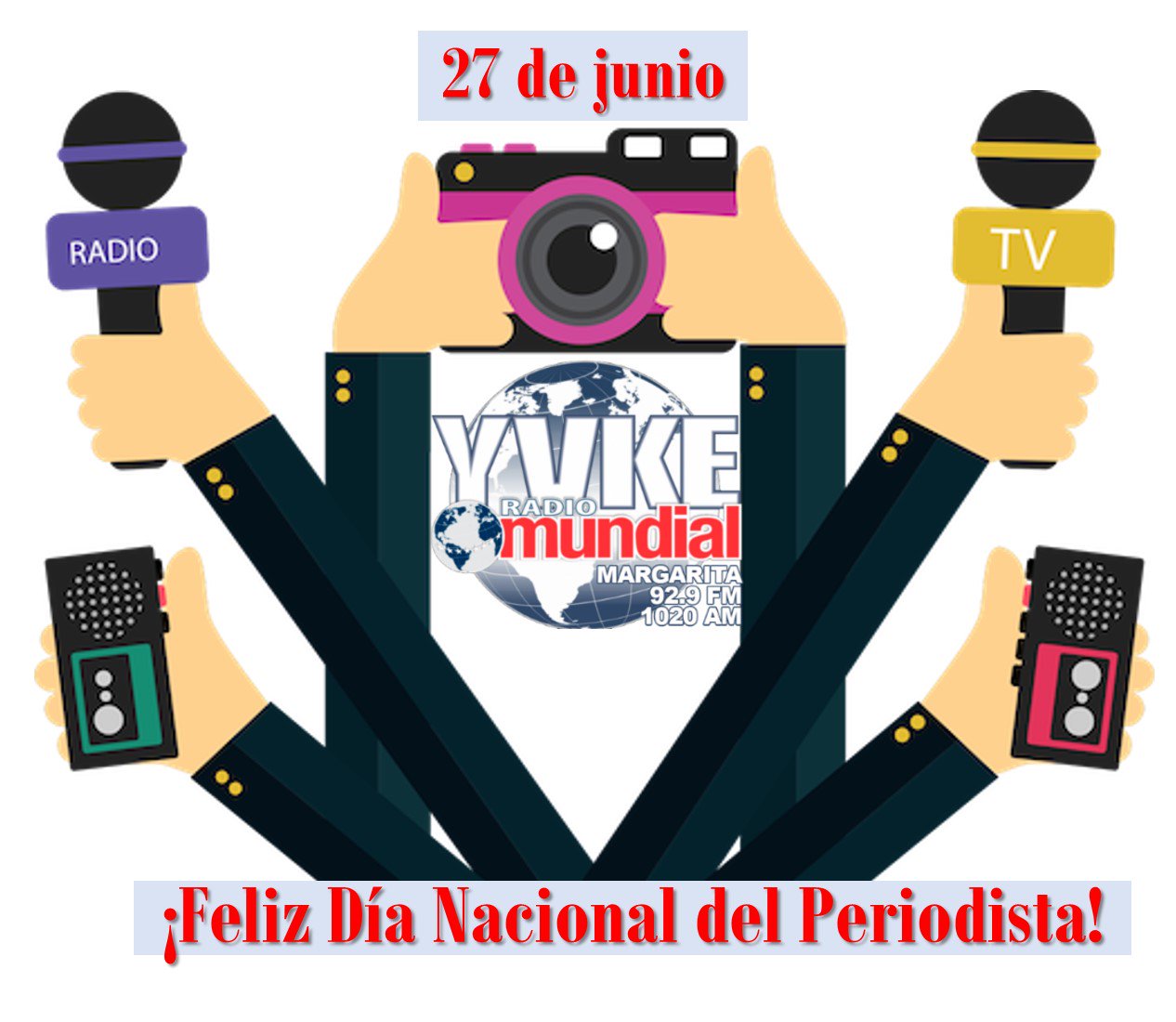 YVKE Radio Mundial Margarita Twitter: "#Efemérides Celebramos el Día Nacional del Periodista, recordando la primera emisión del periódico patriota creado un 27 de junio de 1818 por Simón Bolívar #CorreoDelOrinoco “La