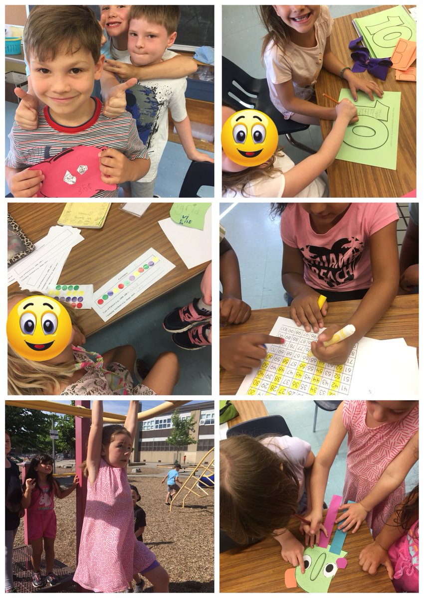 MsFotopoulos's tweet photo. SKs from Mrs. Marrelli’s class joined the Gr. 1s from Rm 4 with some math centres + recess. Grade 1 is FUN! https://t.co/ShSyAqWezo