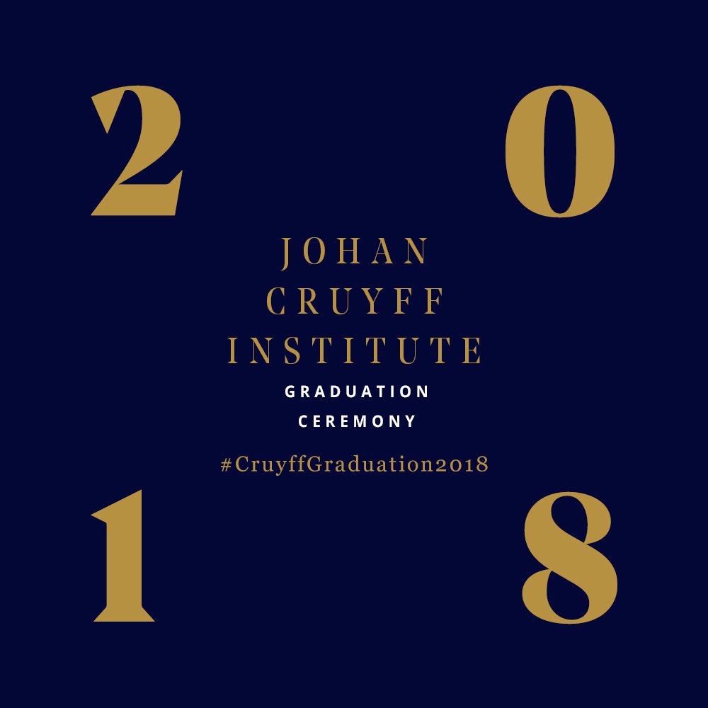 CruyffInstitute's tweet photo. Live #broadcasting following the hashtag #CruyffGraduation2018 in Facebook and Twitter.
Be with us on Friday, June 29 at 6.30pm (Spanish time).
#EducatingLeaders https://t.co/EpkpzQ91mt
