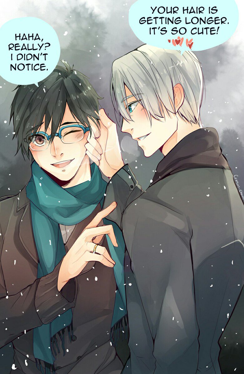 IceGodYuuri's tweet image. Slowly falling for @TempestOfIce