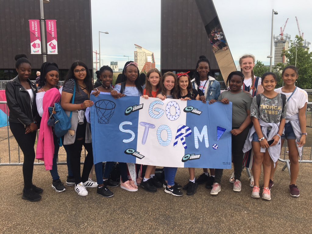 Yr7 &amp; Yr8 Girls had the opportunity to visit the Copper Box Arena in Stratford on Saturday 23rd June to watch Surrey Storm in the Netball super league. What a fantastic evening watching elite Netball #inspiration @challonergirls @surreystorm