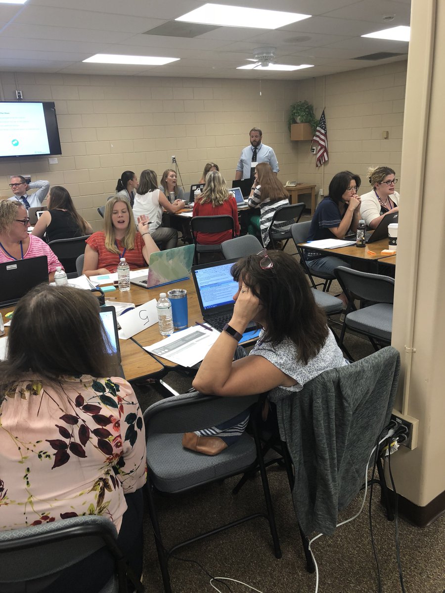 Lots of great curriculum review training taking place at our Math IMET Training with Pasco &amp; Highlands Counties!  #MaterialsMatter