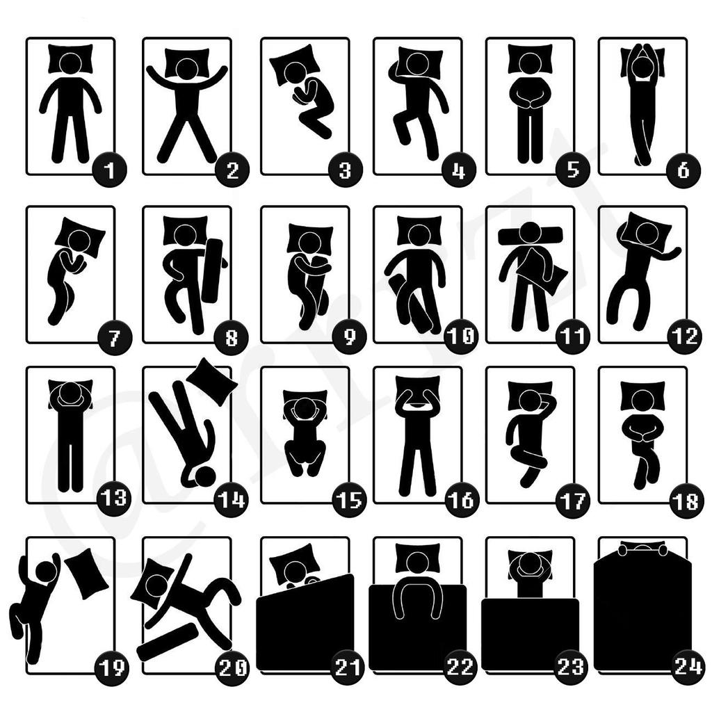 اي طريقة الي تنامو فيها انتو  انا 20 😂😂