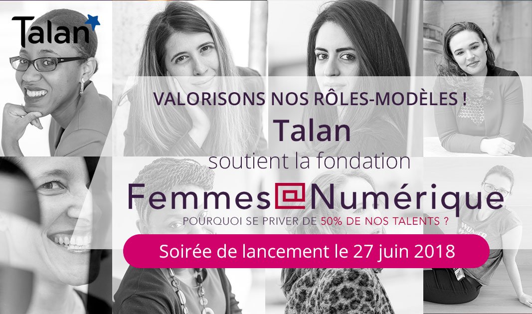 TalanRH's tweet photo. J-1 avant le lancement de la fondation #FemmesNumerique 💪🏼 Pour donner envie aux jeunes filles de se lancer dans le #numérique, nous, entreprises, devons contribuer à la construction de rôles-modèles ➡️ https://t.co/N1kuPpYJIQ #mixité https://t.co/z94T6j5to3