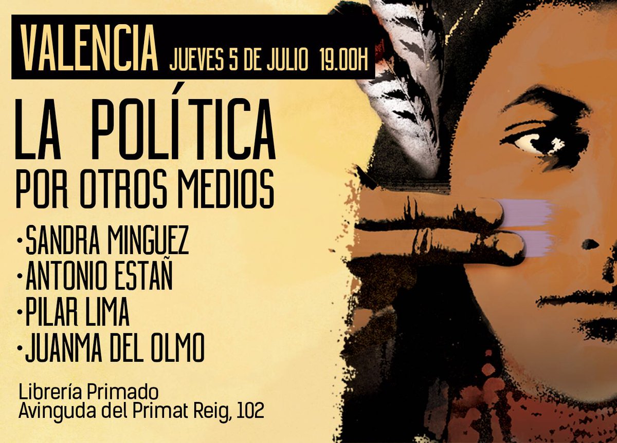 Es un placer participar en la presentación del libro de <a href="/juanmalpr/">noname97853</a> junto con <a href="/Estany_/">Antonio Estañ</a> y <a href="/pilar_lima/">Pilar Lima 🤟🏾</a>
Os esperamos a todas el jueves 5 a las 19h en <a href="/LibreriaPrimado/">Miguel Morata</a> 😉