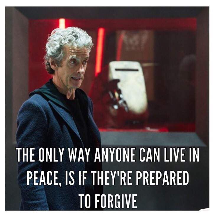 'The only way anyone can live in peace, is if they're prepared to forgive.'
#ForgivenessDay
#DoctorWho 💙💙