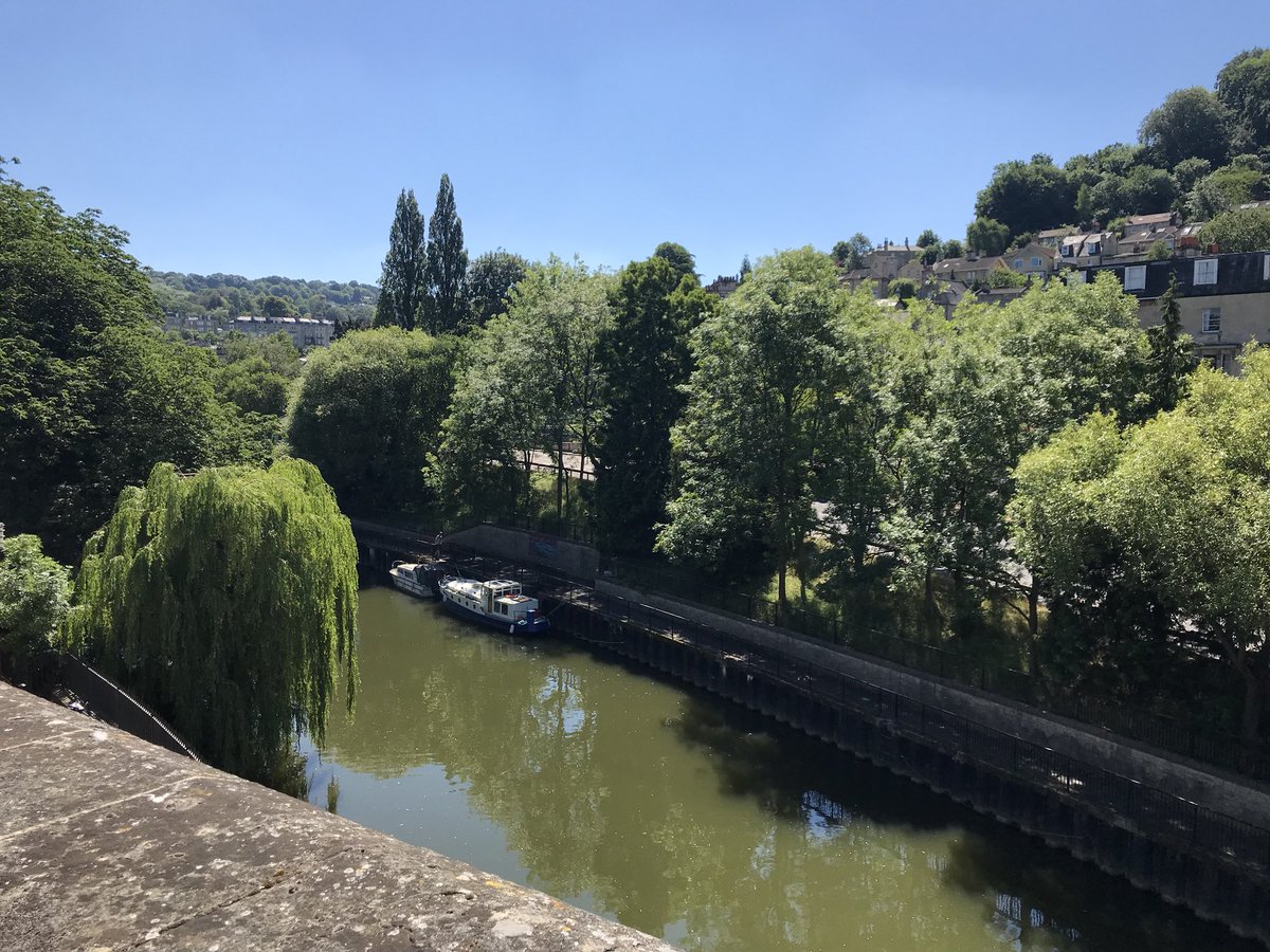Westcountryblud's tweet photo. Beautiful day in @WeLoveBath today!! Unfortunately I’m headed to work 🌞 #sun #pullasickie https://t.co/0jz5ik6ogC