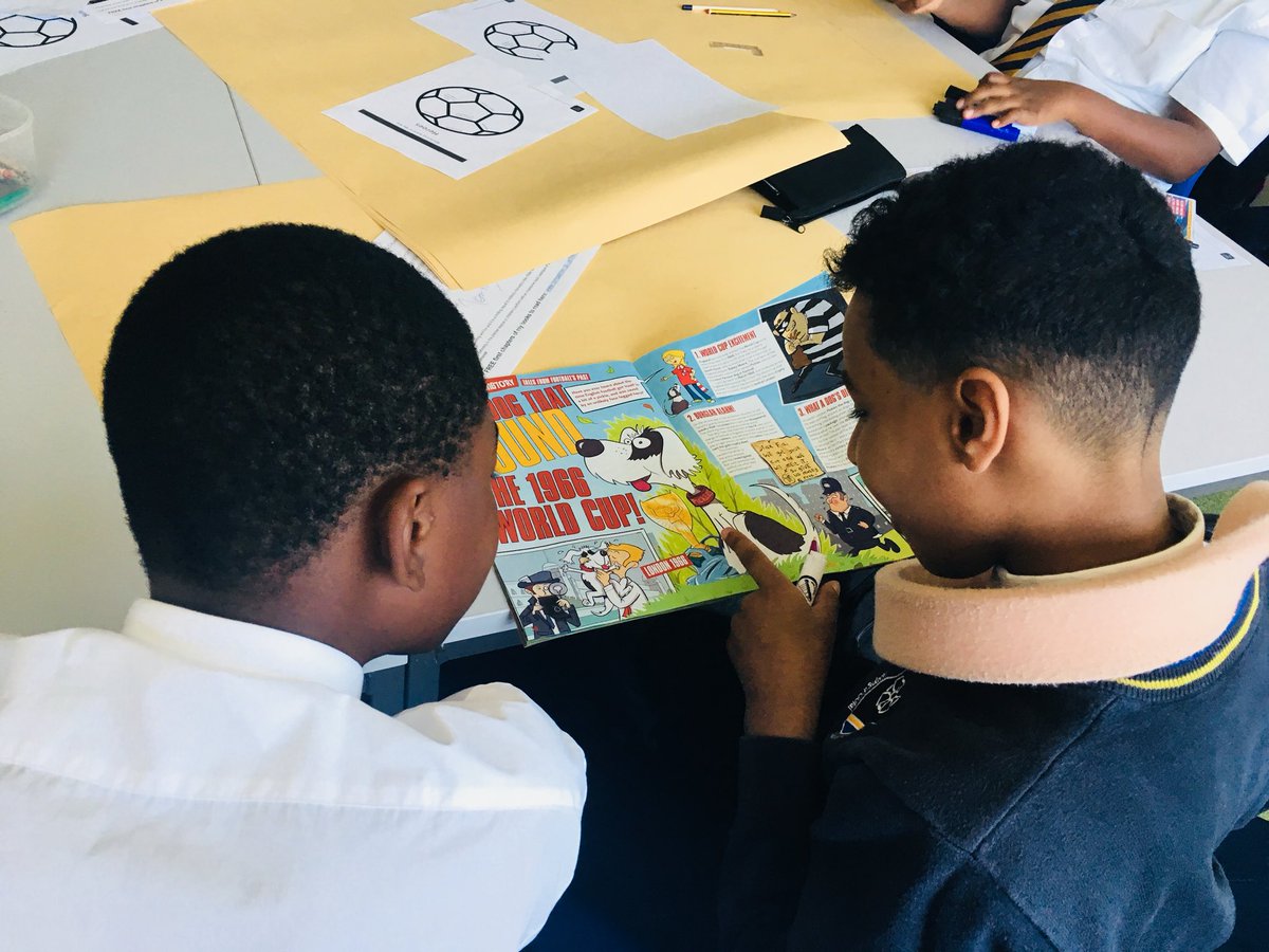 stteilos_lit's tweet photo. We enjoyed chapter 9 of Defenders: Russia this morning. A special thanks to Josh and Mo from Y7 for helping the Y9 boys with the reading today. #WorldCupReading #braveyear7 @stteilos_Lower @stteilos_Middle @Literacy_Trust https://t.co/7wExPUiuZD
