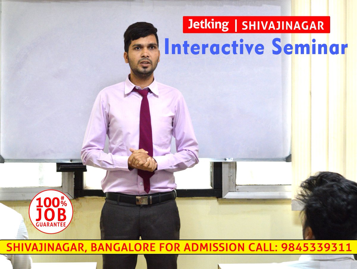 Jetkingshivajin's tweet photo. #Jetking_Shivajinagar Engineers Demonstrating #Interactive_Seminar, As a Part of (G-SER) Getting Student #Employment_Ready - #Abhiyaan.
100% #Job #Guarantee
*Register here: https://t.co/zTzrsEAUUX
*Call : 9845339311
https://t.co/IsyucykG8u
#Jetking #India #Bangalore #Engineers https://t.co/zyQIKaQ2kj
